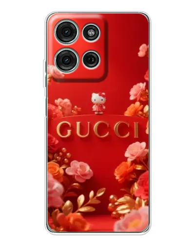 Чехол для Motorola Moto G75 с картинкой «Gucci — золотой сад» Чехол для Motorola Moto G75 с картинкой «Gucci — золотой сад»