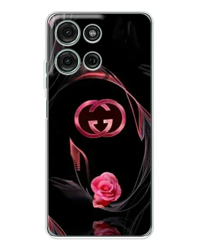 Чехол для Motorola Moto G75 с картинкой «Gucci — неоновая роза» Чехол для Motorola Moto G75 с картинкой «Gucci — неоновая роза»