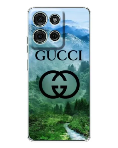 Чехол для Motorola Moto G75 с картинкой «Gucci — горный пейзаж» Чехол для Motorola Moto G75 с картинкой «Gucci — горный пейзаж»