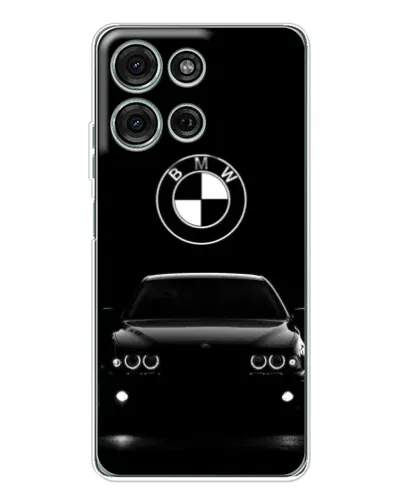 Чехол для Motorola Moto G75 с картинкой «BMW — взгляд из темноты»