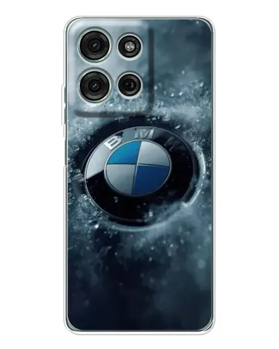 Чехол для Motorola Moto G75 с картинкой «Логотип BMW — лед» Чехол для Motorola Moto G75 с картинкой «Логотип BMW — лед»
