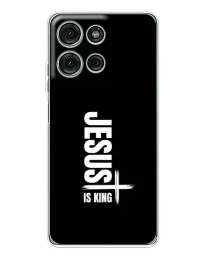 Чехол для Motorola Moto G75 с картинкой «Вертикаль веры Jesus» Чехол для Motorola Moto G75 с картинкой «Вертикаль веры Jesus»