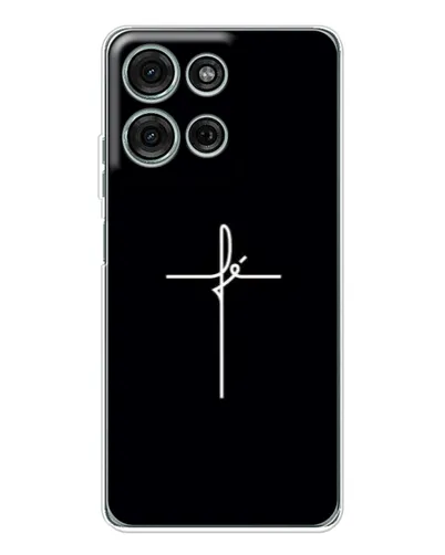 Чехол для Motorola Moto G75 с картинкой «Тонкий крест» Чехол для Motorola Moto G75 с картинкой «Тонкий крест»