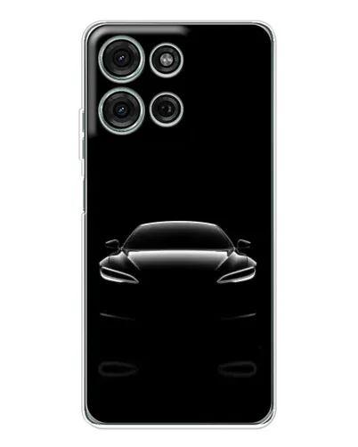 Чехол для Motorola Moto G75 с картинкой «Силуэт Tesla Night» Чехол для Motorola Moto G75 с картинкой «Силуэт Tesla Night»