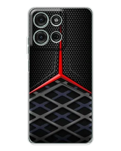 Чехол для Motorola Moto G75 с картинкой «Mercedes Carbon Grid» Чехол для Motorola Moto G75 с картинкой «Mercedes Carbon Grid»