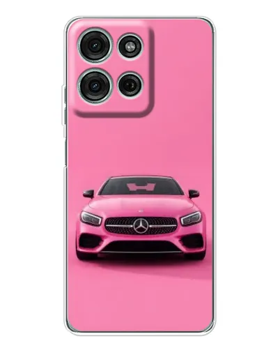 Чехол для Motorola Moto G75 с картинкой «Розовый Mercedes AMG» Чехол для Motorola Moto G75 с картинкой «Розовый Mercedes AMG»