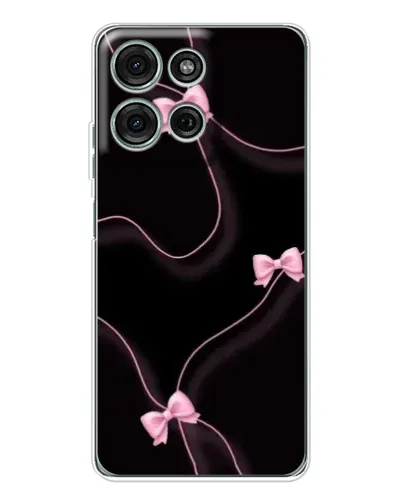 Чехол для Motorola Moto G75 с картинкой «Розовые ленты» Чехол для Motorola Moto G75 с картинкой «Розовые ленты»