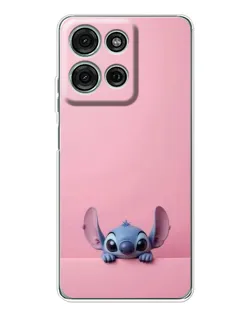 Чехол для Motorola Moto G75 с картинкой «Stitch выглядывает» Чехол для Motorola Moto G75 с картинкой «Stitch выглядывает»