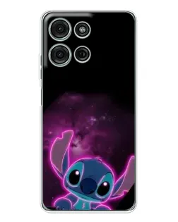 Чехол для Motorola Moto G75 с картинкой «Неоновый Stitch» Чехол для Motorola Moto G75 с картинкой «Неоновый Stitch»