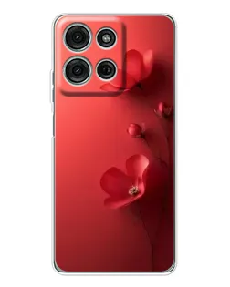 Чехол для Motorola Moto G75 с картинкой «Маковые соцветия» Чехол для Motorola Moto G75 с картинкой «Маковые соцветия»