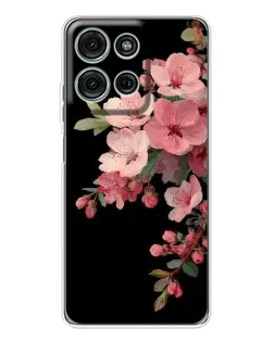 Чехол для Motorola Moto G75 с картинкой «Розовая ветка сакуры» Чехол для Motorola Moto G75 с картинкой «Розовая ветка сакуры»