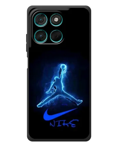 Чехол для Motorola Moto G77 с картинкой «Jordan Neon Blue» Чехол для Motorola Moto G77 с картинкой «Jordan Neon Blue»