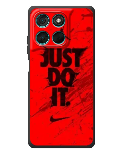 Чехол для Motorola Moto G77 с картинкой «Nike Just Do It» Чехол для Motorola Moto G77 с картинкой «Nike Just Do It»