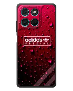 Чехол для Motorola Moto G77 с картинкой «Adidas Gold Marble»