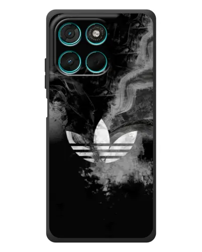 Чехол для Motorola Moto G77 с картинкой «Абстрактный дым Adidas» Чехол для Motorola Moto G77 с картинкой «Абстрактный дым Adidas»