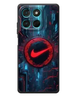 Чехол для Motorola Moto G77 с картинкой «Техногенный стиль Nike» Чехол для Motorola Moto G77 с картинкой «Техногенный стиль Nike»
