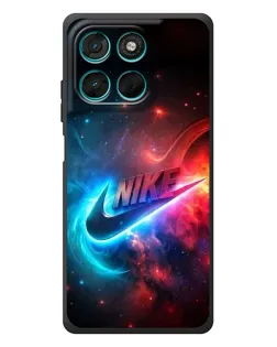 Чехол для Motorola Moto G77 с картинкой «Огненный логотип Nike» Чехол для Motorola Moto G77 с картинкой «Огненный логотип Nike»