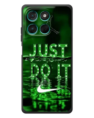 Чехол для Motorola Moto G77 с картинкой «Зеленый неоновый Nike» Чехол для Motorola Moto G77 с картинкой «Зеленый неоновый Nike»