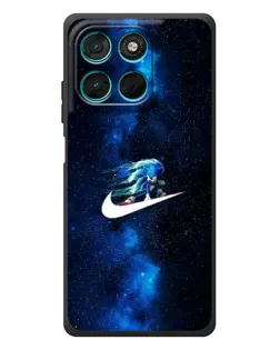 Чехол для Motorola Moto G77 с картинкой «Звездный путь Nike» Чехол для Motorola Moto G77 с картинкой «Звездный путь Nike»