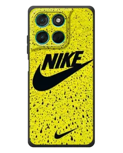 Чехол для Motorola Moto G77 с картинкой «Желтый текстурный Nike» Чехол для Motorola Moto G77 с картинкой «Желтый текстурный Nike»