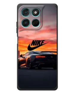Чехол для Motorola Moto G77 с картинкой «Nike и суперкар» Чехол для Motorola Moto G77 с картинкой «Nike и суперкар»