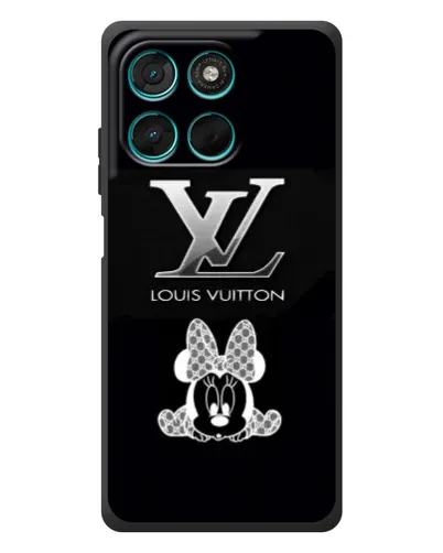 Чехол для Motorola Moto G77 с картинкой «LV и Минни Маус»