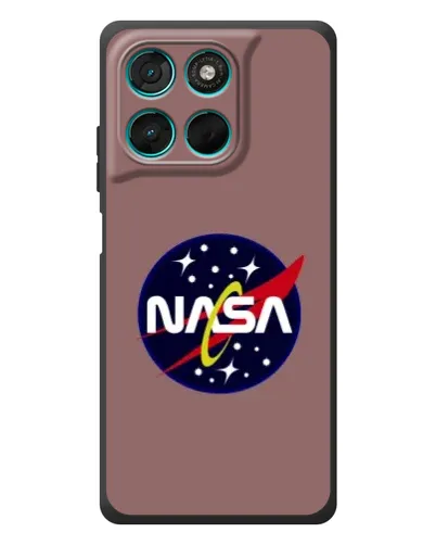 Чехол для Motorola Moto G77 с картинкой «NASA — ретро космос»