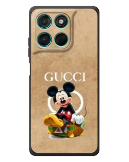 Чехол для Motorola Moto G77 с картинкой «Микки Маус Gucci — крафт» Чехол для Motorola Moto G77 с картинкой «Микки Маус Gucci — крафт»