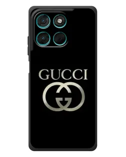 Чехол для Motorola Moto G77 с картинкой «Gucci — золото на черном» Чехол для Motorola Moto G77 с картинкой «Gucci — золото на черном»