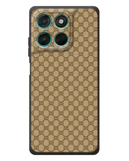 Чехол для Motorola Moto G77 с картинкой «Gucci — классический беж» Чехол для Motorola Moto G77 с картинкой «Gucci — классический беж»