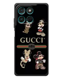 Чехол для Motorola Moto G77 с картинкой «Gucci — герои Disney и монограмма» Чехол для Motorola Moto G77 с картинкой «Gucci — герои Disney и монограмма»