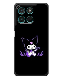 Чехол для Motorola Moto G77 с картинкой «Электрическая Kuromi» Чехол для Motorola Moto G77 с картинкой «Электрическая Kuromi»