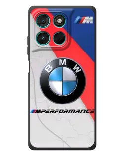 Чехол для Motorola Moto G77 с картинкой «BMW Performance стиль»