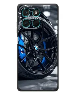 Чехол для Motorola Moto G77 с картинкой «Колесо BMW вблизи» Чехол для Motorola Moto G77 с картинкой «Колесо BMW вблизи»
