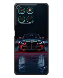 Чехол для Motorola Moto G77 с картинкой «BMW на мокрой дороге» Чехол для Motorola Moto G77 с картинкой «BMW на мокрой дороге»