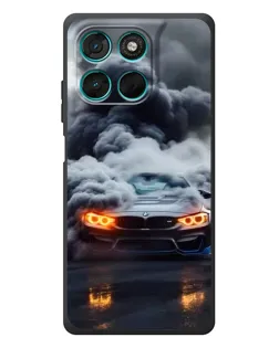 Чехол для Motorola Moto G77 с картинкой «BMW в дыму» Чехол для Motorola Moto G77 с картинкой «BMW в дыму»