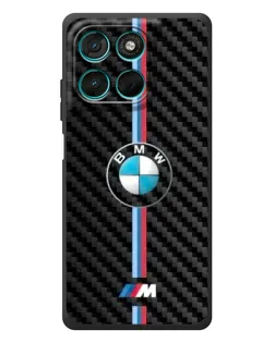 Чехол для Motorola Moto G77 с картинкой «Эмблема BMW и карбон» Чехол для Motorola Moto G77 с картинкой «Эмблема BMW и карбон»