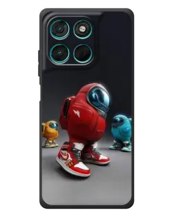 Чехол для Motorola Moto G77 с картинкой «Among Us — 3D стиль»