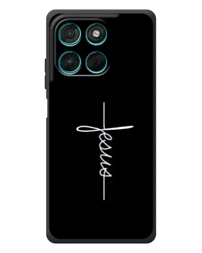 Чехол для Motorola Moto G77 с картинкой «Тонкая линия веры»