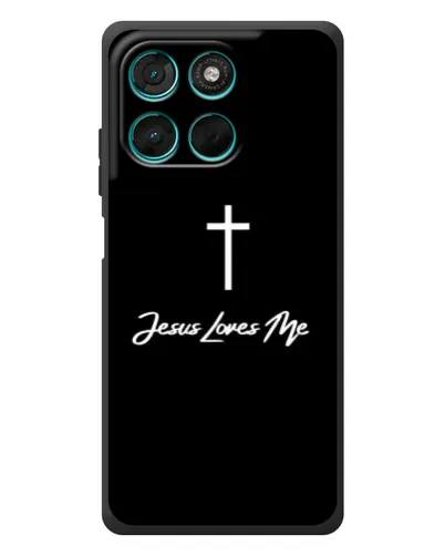 Чехол для Motorola Moto G77 с картинкой «Иисус любит тебя»