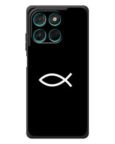 Чехол для Motorola Moto G77 с картинкой «Символ рыбы Jesus» Чехол для Motorola Moto G77 с картинкой «Символ рыбы Jesus»