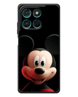 Чехол для Motorola Moto G77 с картинкой «Улыбающийся Микки Маус»