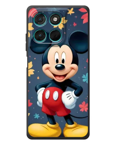Чехол для Motorola Moto G77 с картинкой «Осенний Mickey Mouse»