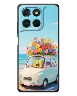 Чехол для Motorola Moto G77 с картинкой «Автомобильное путешествие» Чехол для Motorola Moto G77 с картинкой «Автомобильное путешествие»