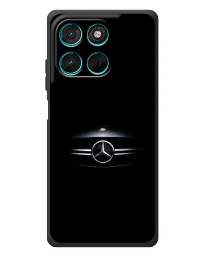Чехол для Motorola Moto G77 с картинкой «Mercedes — абстрактные линии»