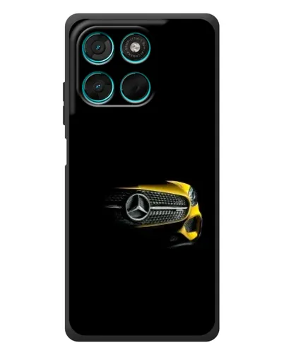 Чехол для Motorola Moto G77 с картинкой «Mercedes — ретро стиль»