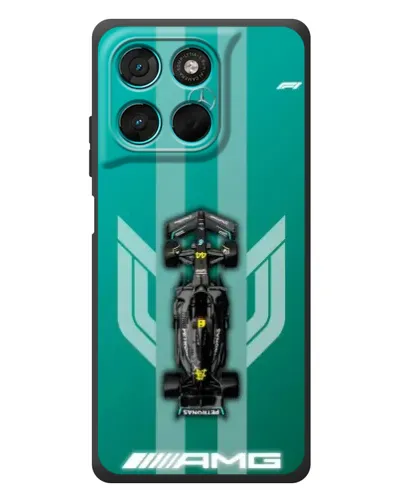 Чехол для Motorola Moto G77 с картинкой «Mercedes AMG Petronas»