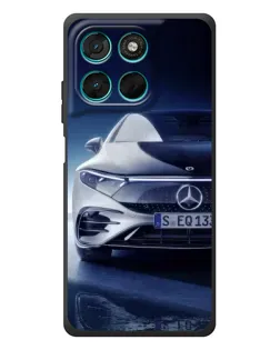 Чехол для Motorola Moto G77 с картинкой «Mercedes EQ — будущее»