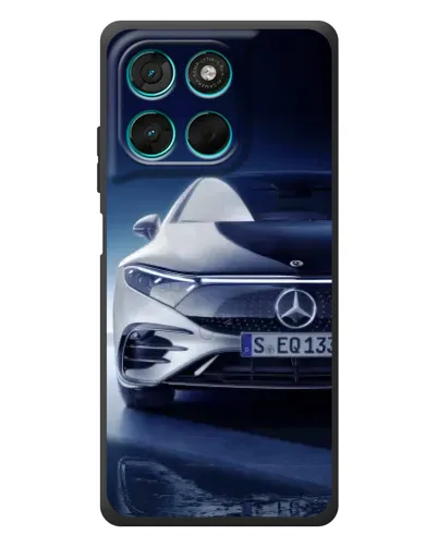 Чехол для Motorola Moto G77 с картинкой «Mercedes EQ — будущее»