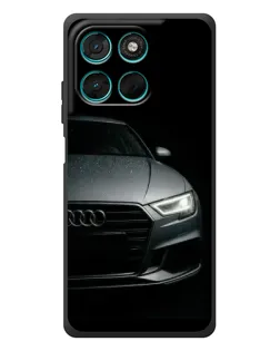 Чехол для Motorola Moto G77 с картинкой «Audi — детализация кузова»